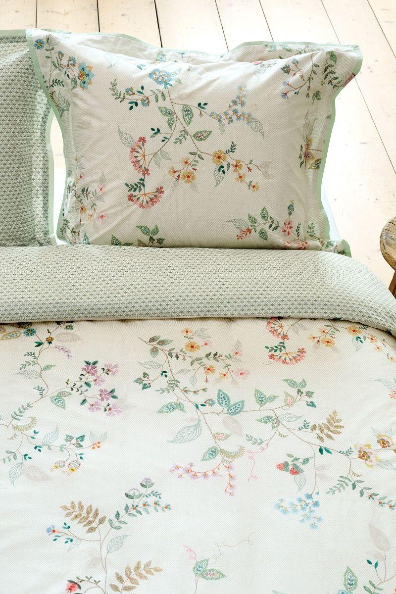 pip studio Kussensloop Kili Flower Wit