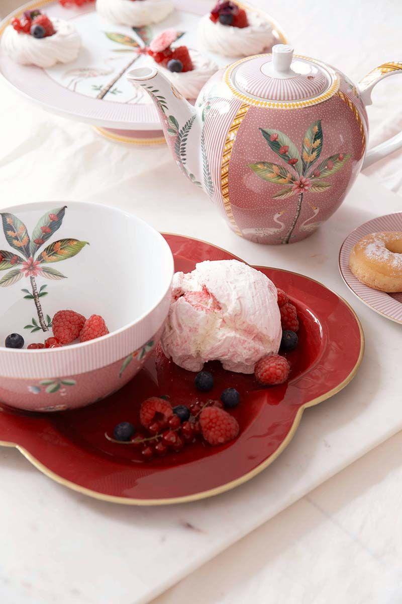 Pip Studio La Majorelle Theepot Groot Roze Roze