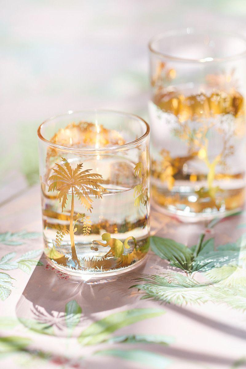 Pip Studio La Majorelle Waterglas Goud