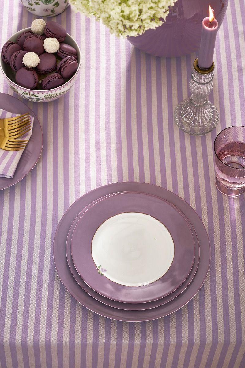 Pip Studio Lily & Lotus Ontbijtbord Lila 21cm Paars