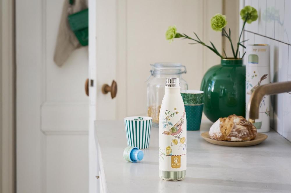 Pip Studio Little Birds Thermosfles Wit 500ml