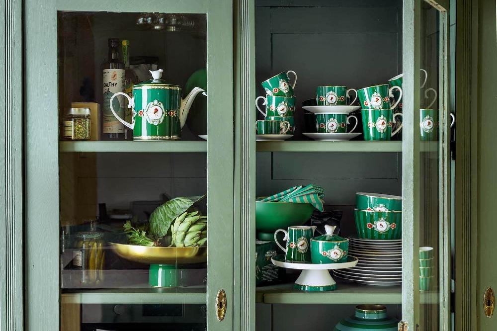 Pip Studio Love Birds Mok Groot Groen Groen