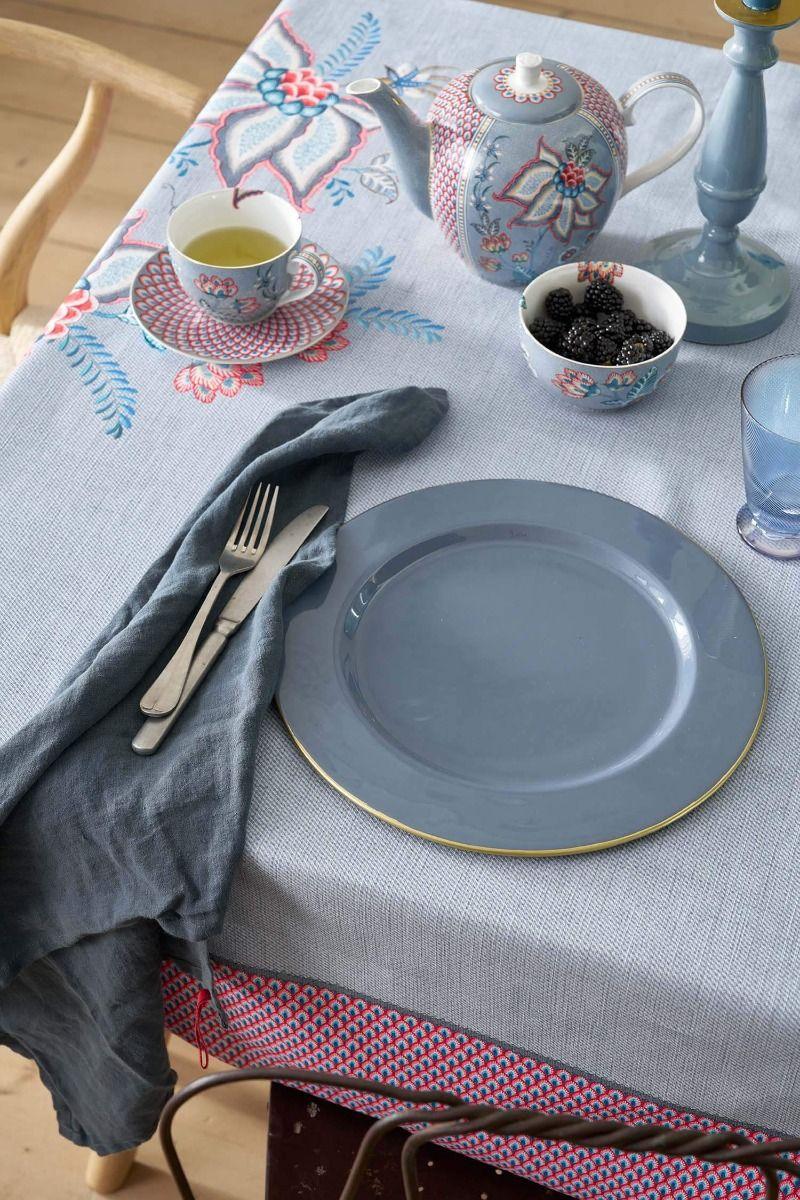 Pip Studio Metalen Schaal Lichtblauw 32cm