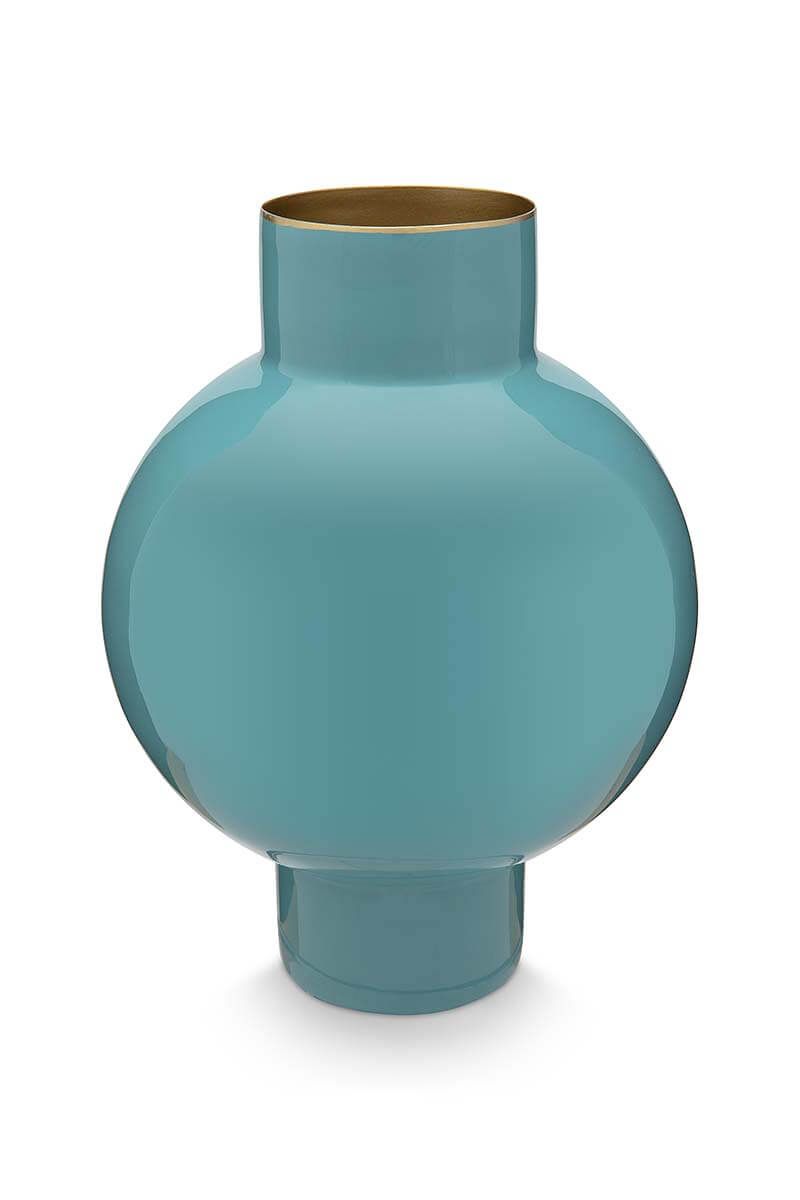 pip studio Metalen Vaas Groen 24cm Rood