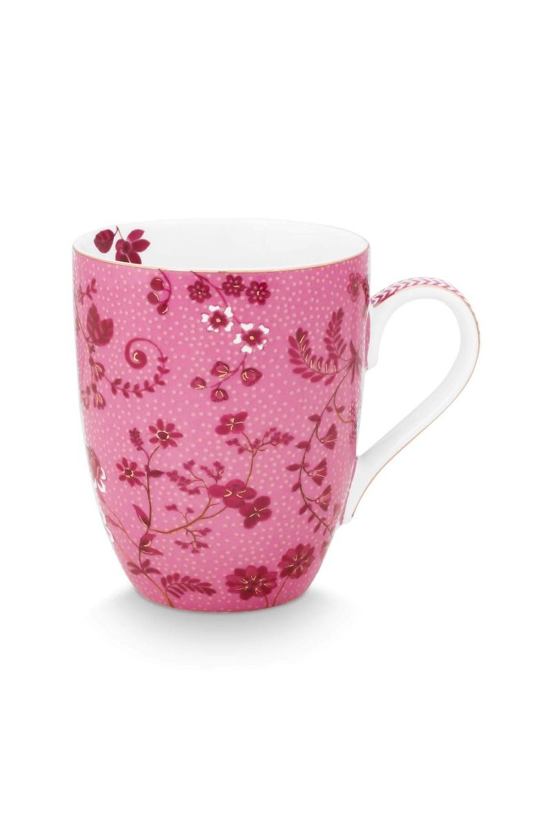pip studio Mok Groot Jolie Bloemen Roze Blauw
