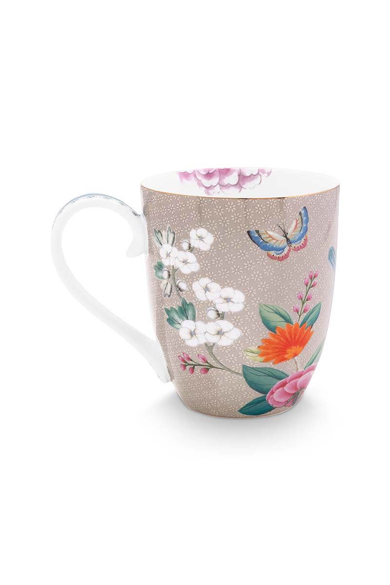 Pip Studio Mug XL Blushing Birds Khaki 450ml