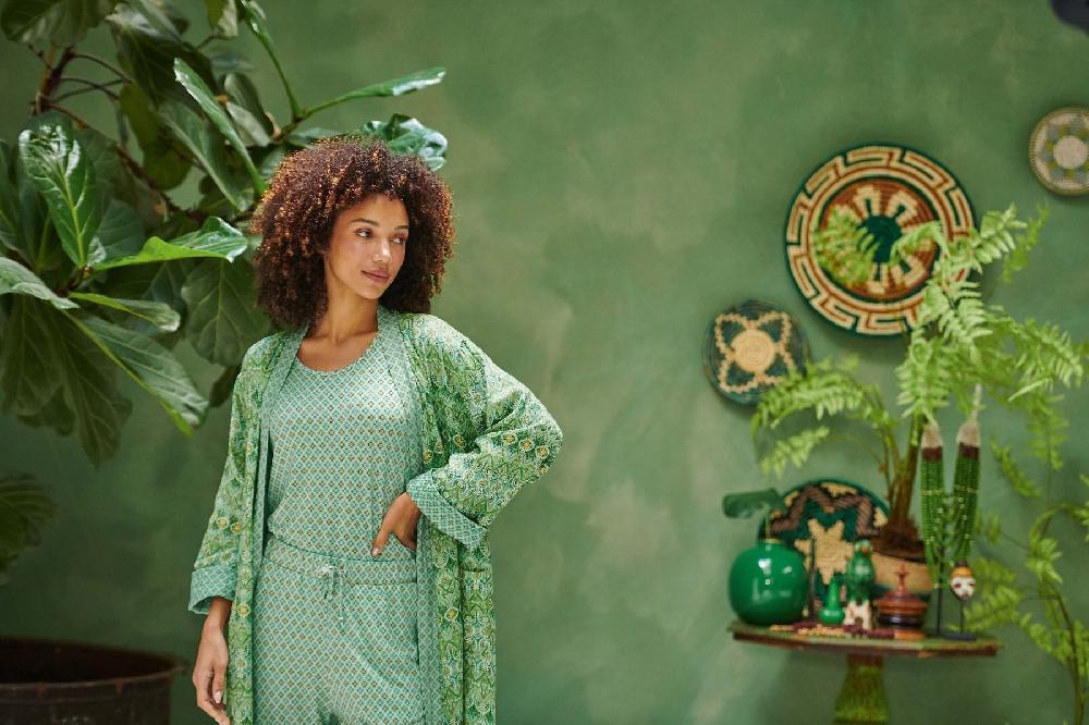 Pip Studio Naomi Kimono Ashanti Groen Rood