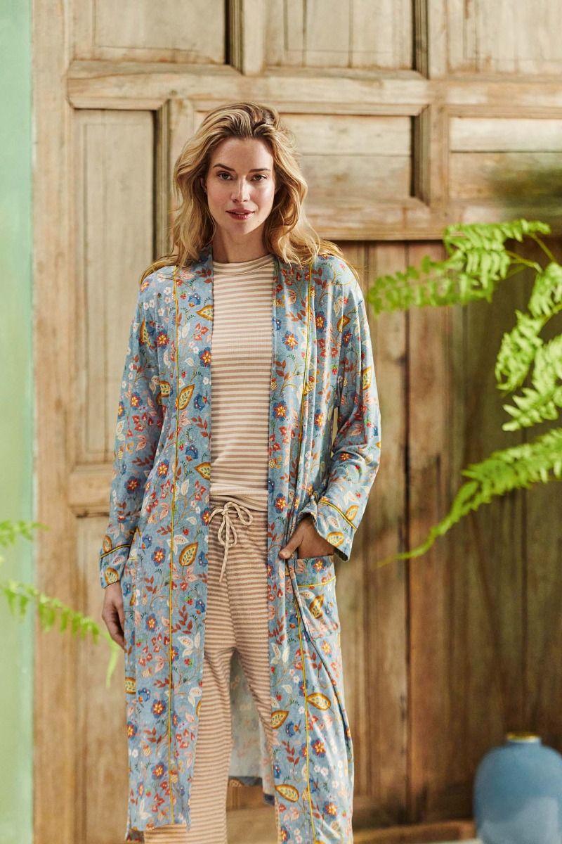 Pip Studio Nisha Kimono Jameela Blauw