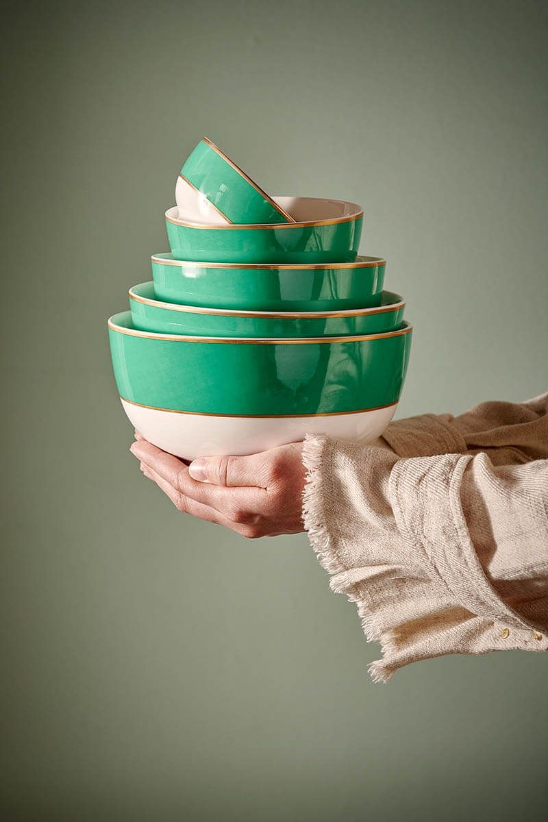Pip Studio Pip Chique Kom Groen 18cm