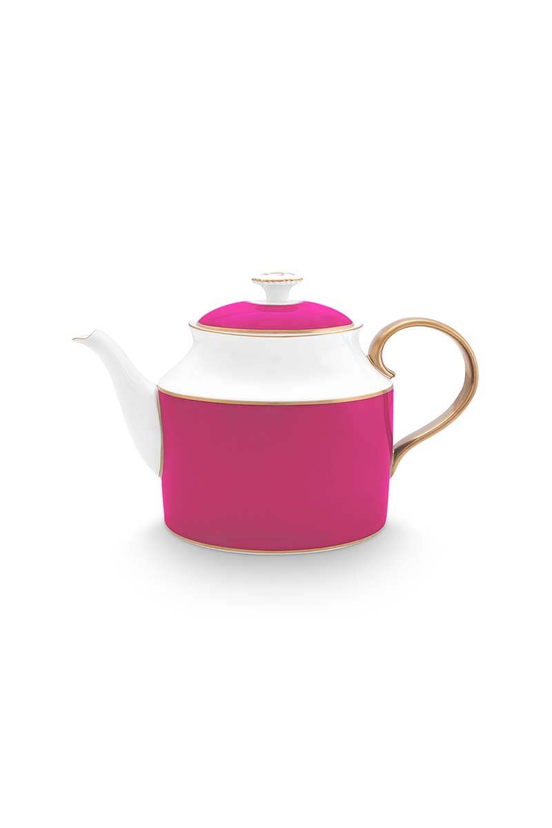 pip studio Pip Chique Theepot Groot Roze Geel