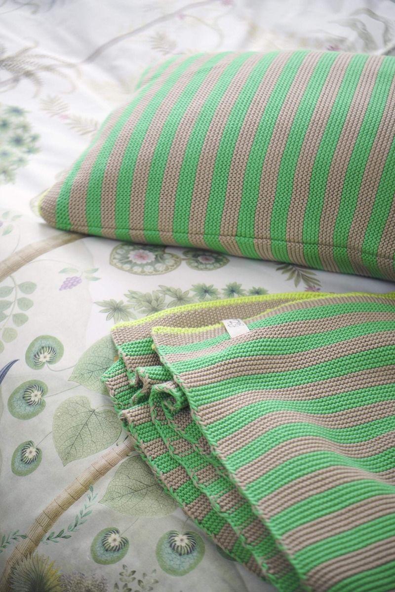 Pip Studio Plaid Bonsoir Stripe Groen Groen