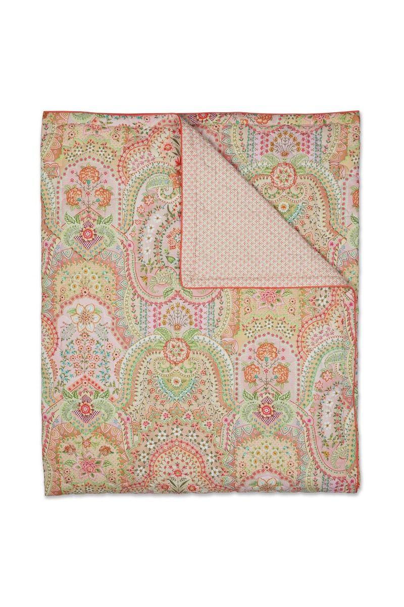 pip studio Quilt Jabali Flower Koraal