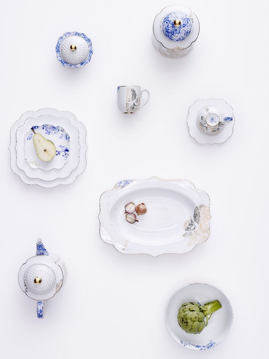 Pip Studio Royal White Espresso Kop & Schotel