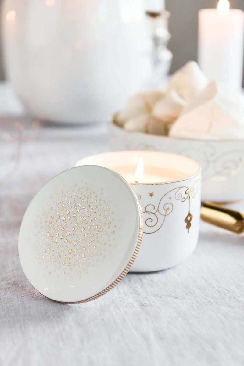 Pip Studio Royal Winter White Kaars