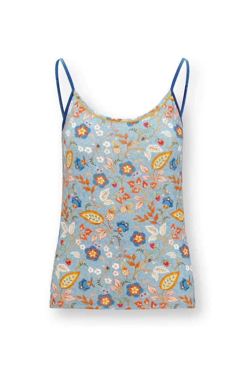 pip studio Selina Top Mouwloos Jameela Blauw