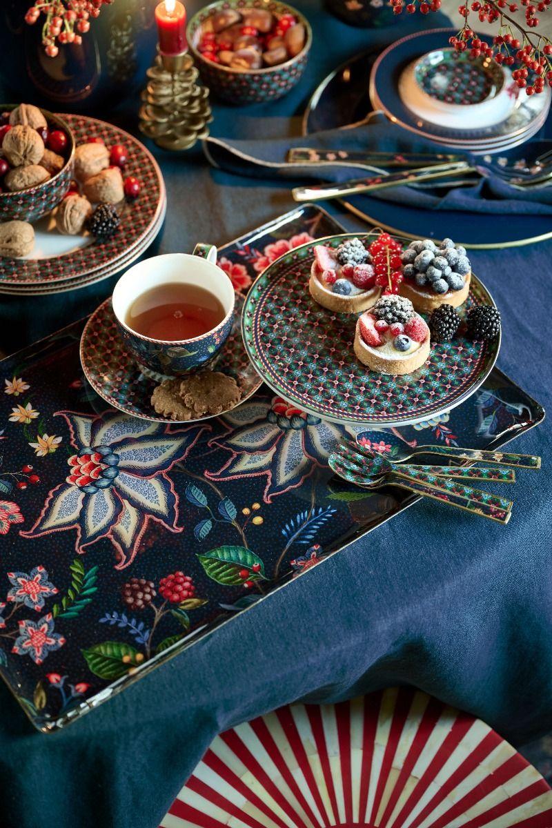 Pip Studio Set/2 Kop & Schotel Berry Blues