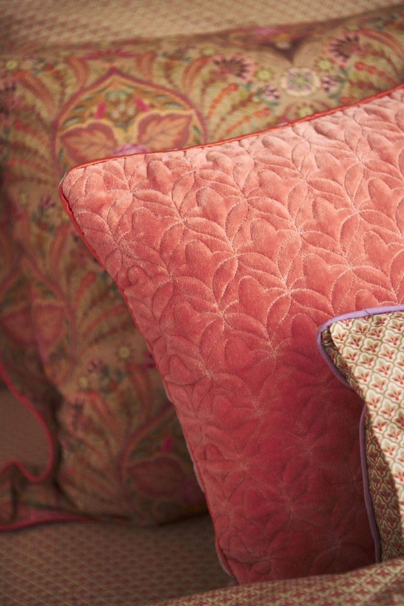 Pip Studio Sierkussen Quilty Dreams Koraal Groen