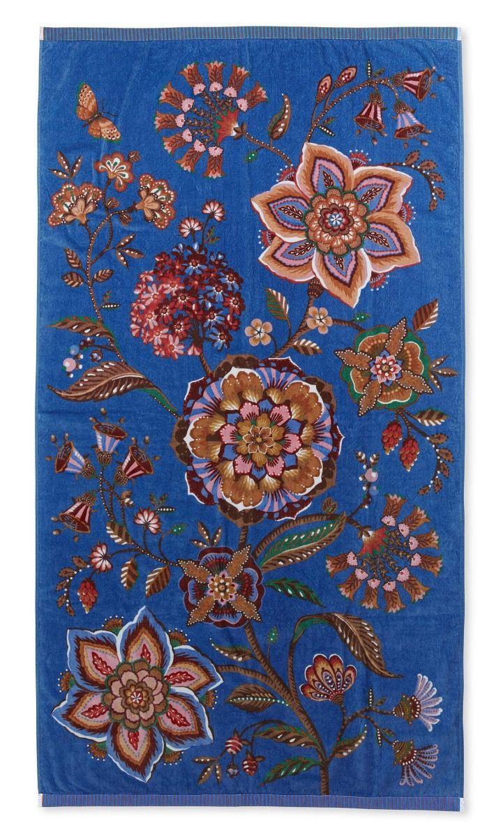 pip studio Strandlaken Viva La Vida Blauw Blauw