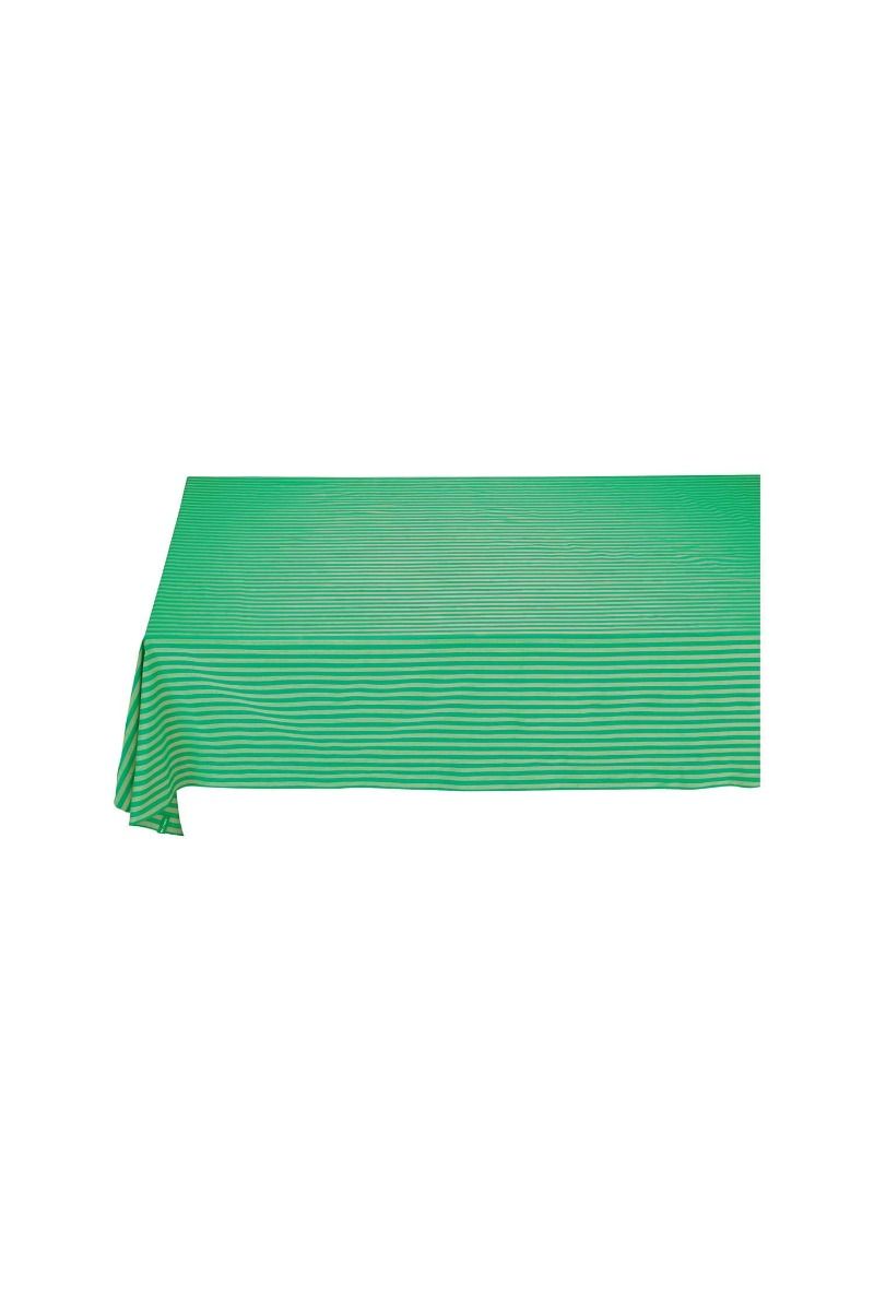 pip studio Stripes Tafelkleed Groen Geel