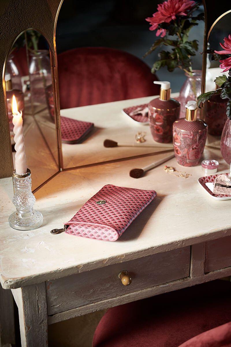 Pip Studio Toilettas Rits Suki Roze Roze
