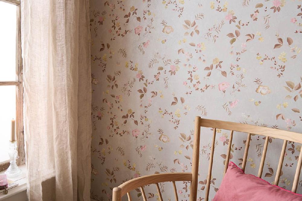 Pip Studio Pip Studio Tokyo Blossom Vliesbehang Zand Geel