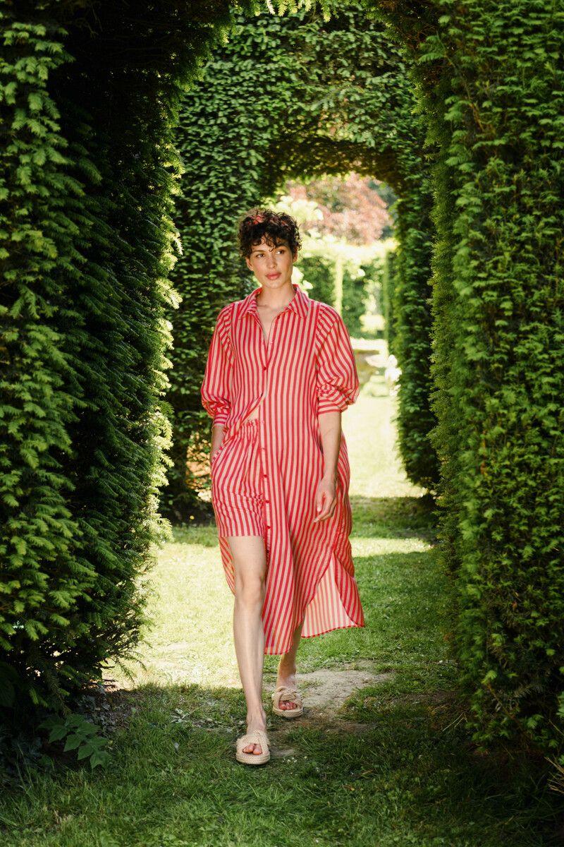 Pip Studio Tuniek Sumo Stripe Rood