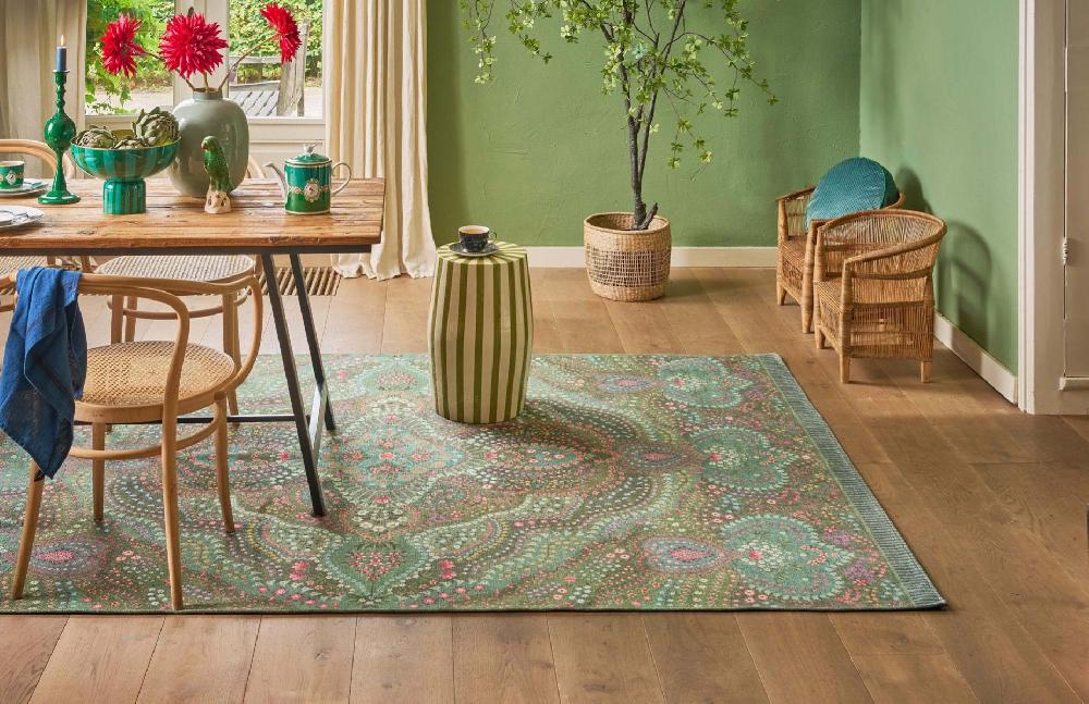 Pip Studio Vloerkleed Alfombra By Pip Groen Groen