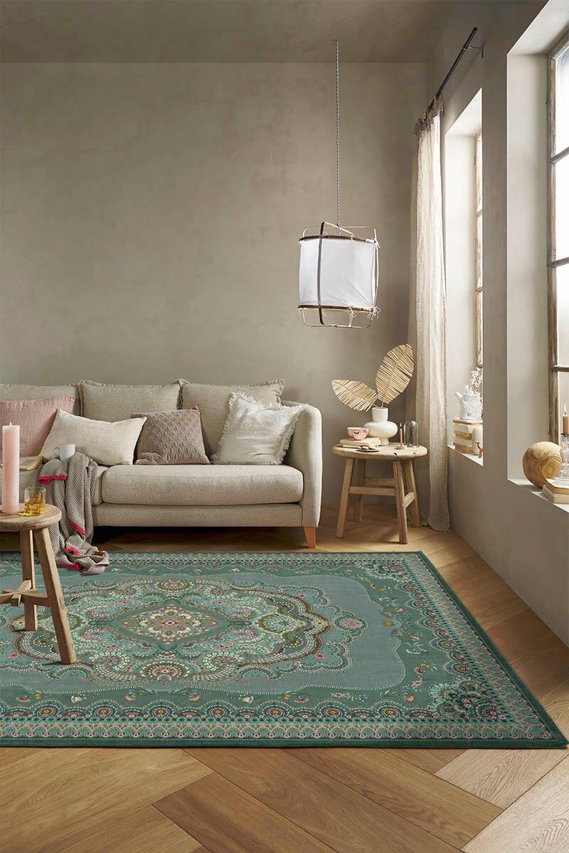 Pip Studio Vloerkleed Majorelle By Pip Groen Roze