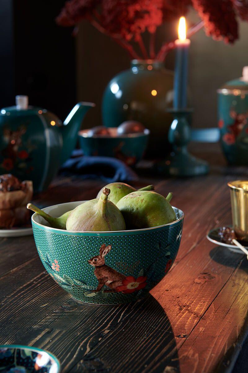 Pip Studio Winter Wonderland Kom Groen 15 Cm