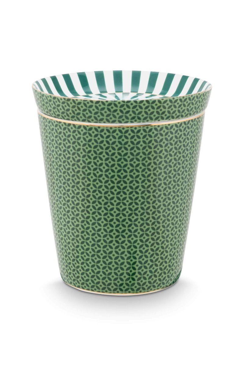 pip studio Royal Stripes Mok Tegels & Theetip Groen Groen