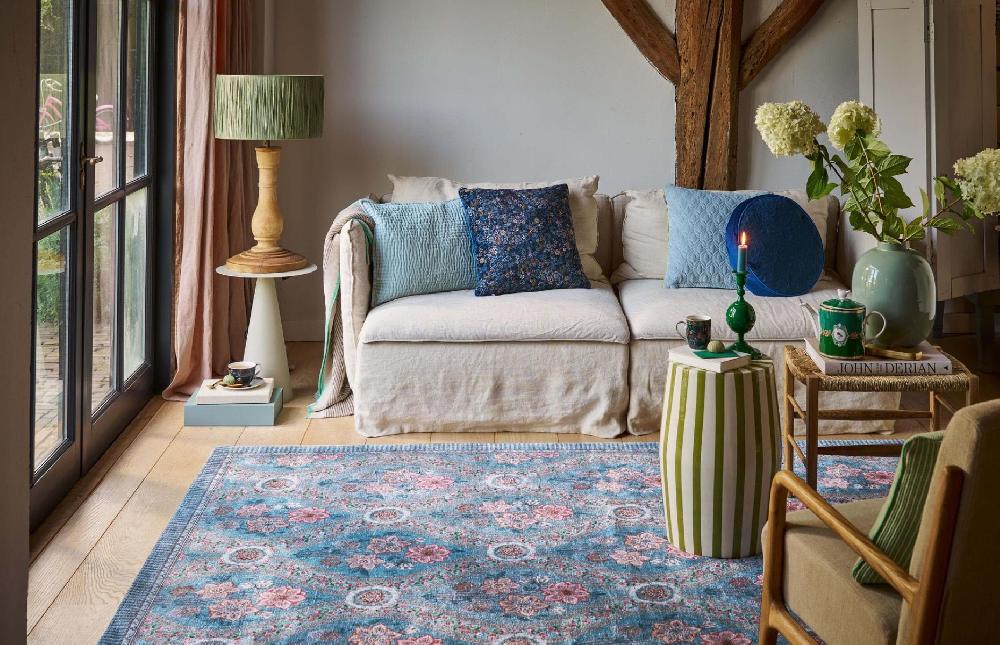 Pip Studio Sierkussen Quilty Dreams Blauw Groen Groen