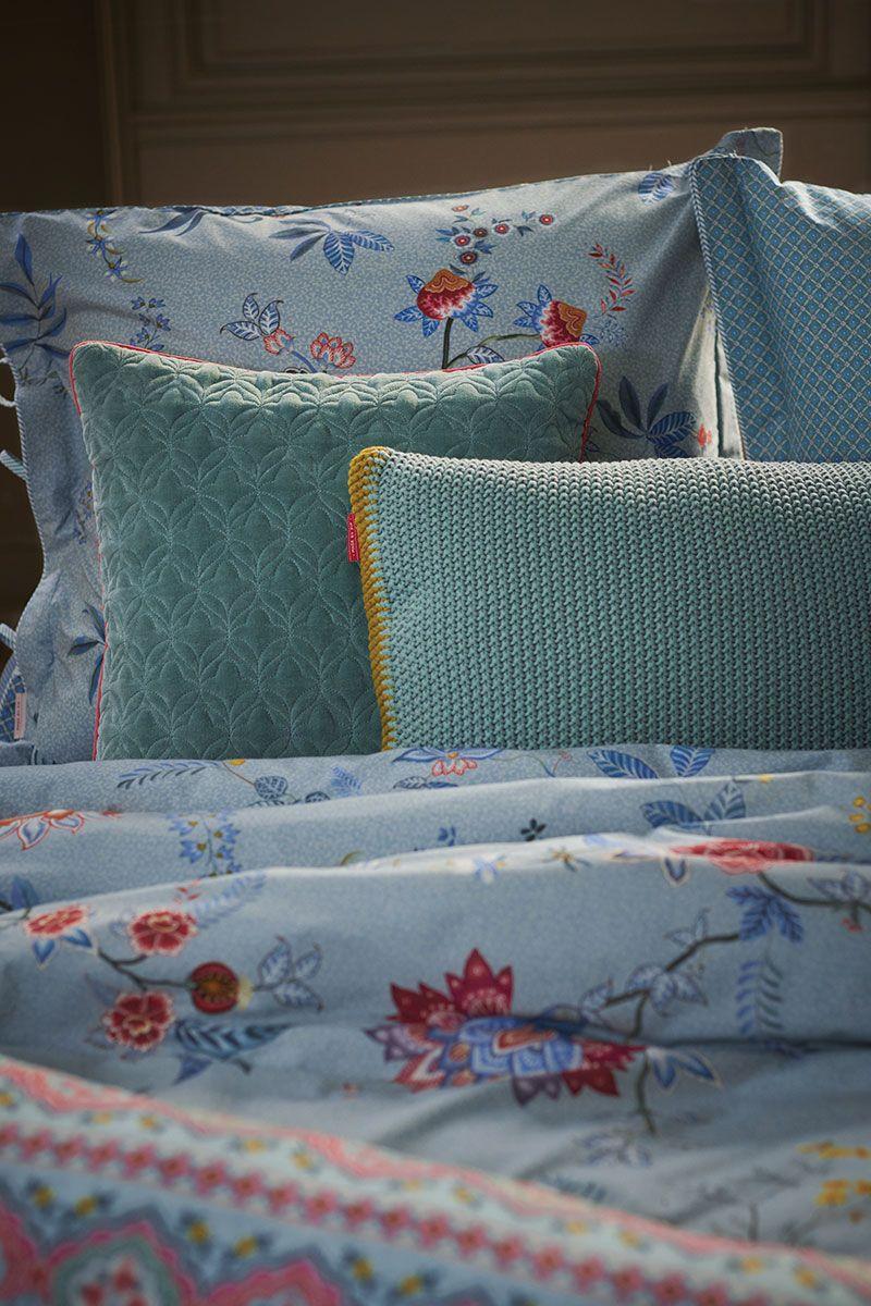 pip studio Sierkussen Velvet Quilty Dreams Khaki Groen