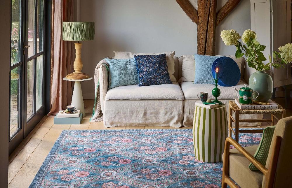 Pip Studio Sierkussen Vierkant Tutti I Fiori Blauw Blauw