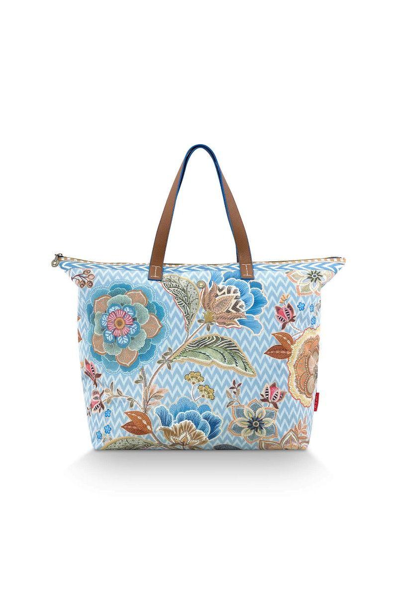 pip studio Tilda Tote Bag Large Hakuna Blauw Oranje