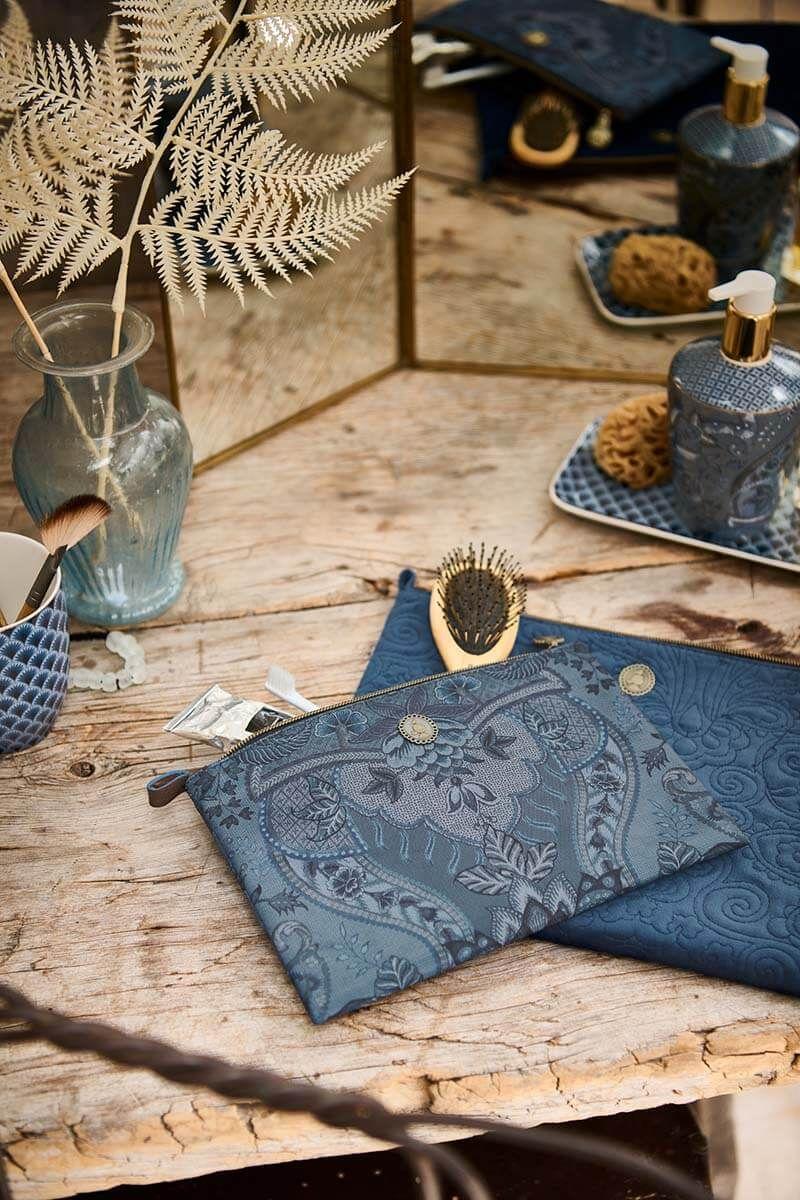 Pip Studio Toilettas Vlak Medium Kyoto Festival Blauw