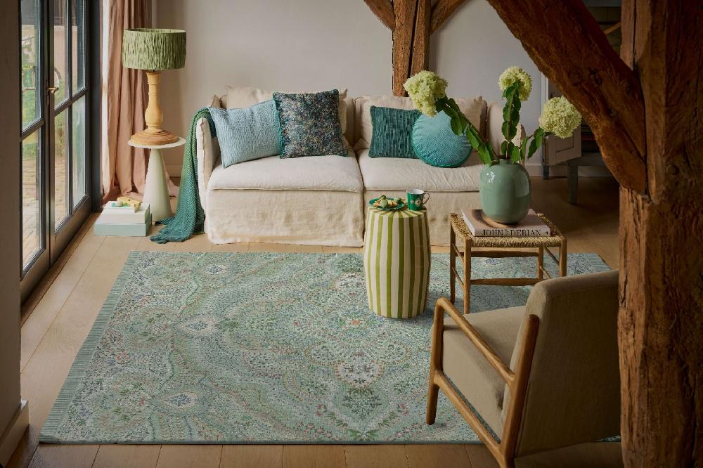 Pip Studio Vloerkleed Alfombra By Pip Lichtgroen Groen