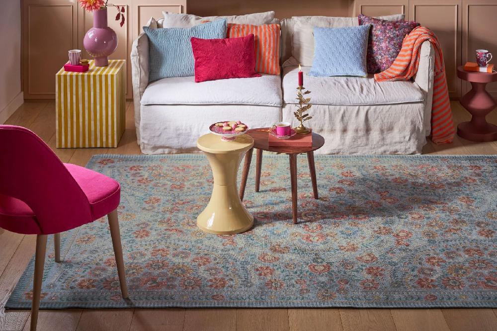 Pip Studio Vloerkleed Il Ricamo By Pip Lichtblauw Blauw