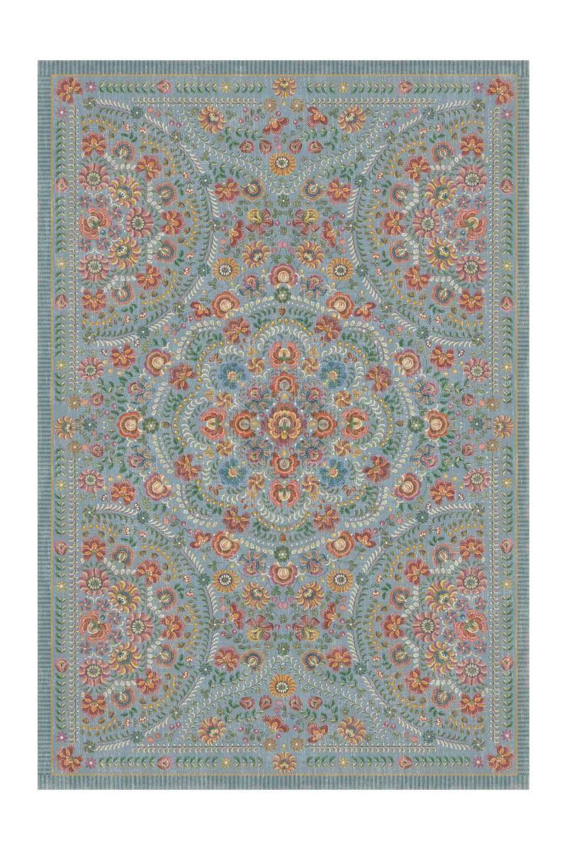 pip studio Vloerkleed Il Ricamo by Pip Lichtblauw Blauw