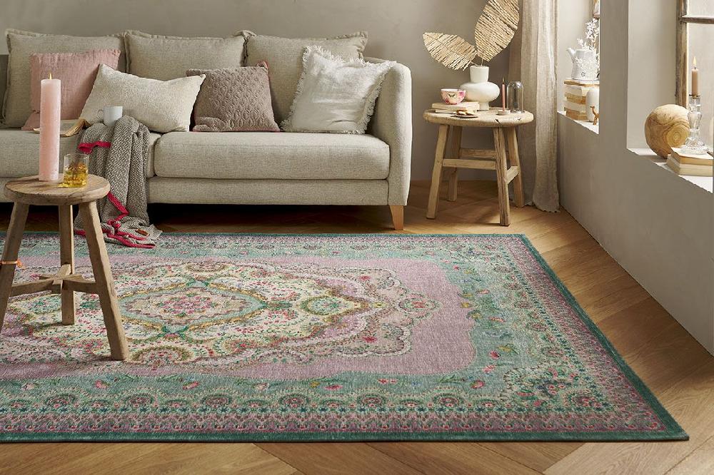 Pip Studio Vloerkleed Majorelle By Pip Lilac/Groen Roze