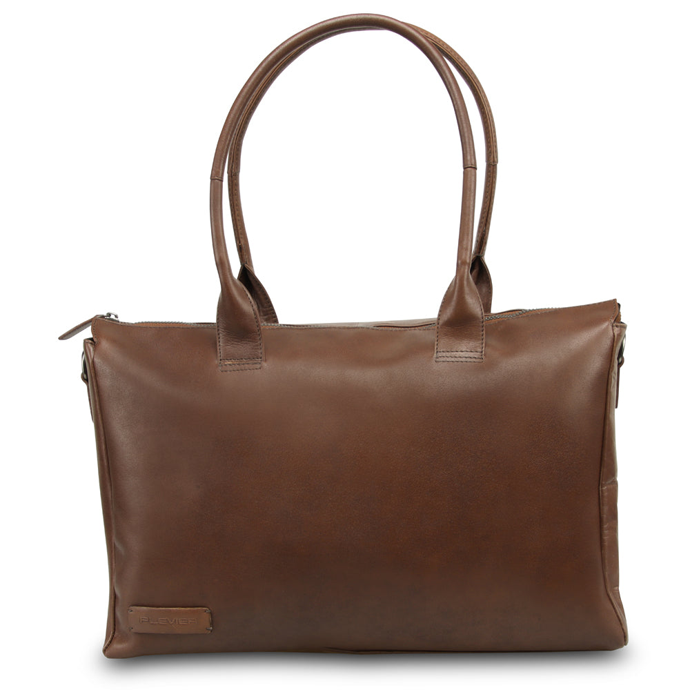 plevier Plevier Copal schoudertas 17-17.3 inch bruin