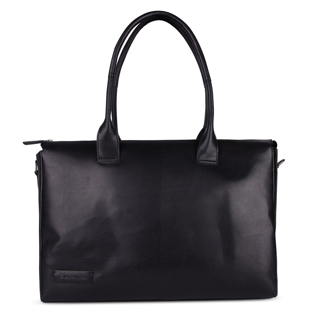 plevier Plevier Copal schoudertas 17-17.3 inch zwart