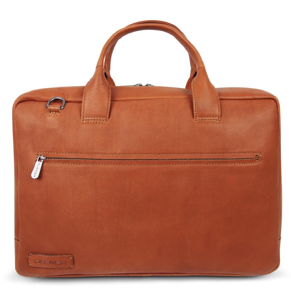 plevier Plevier Lloyd laptoptas 17-17.3 inch cognac