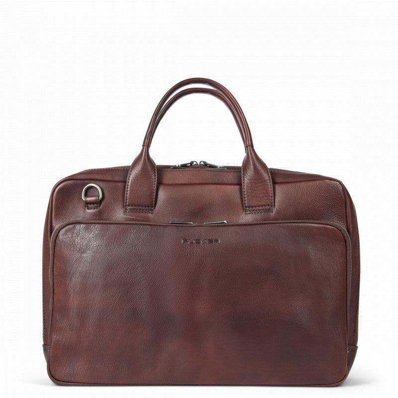 plevier Plevier Larry laptoptas 16 inch bruin