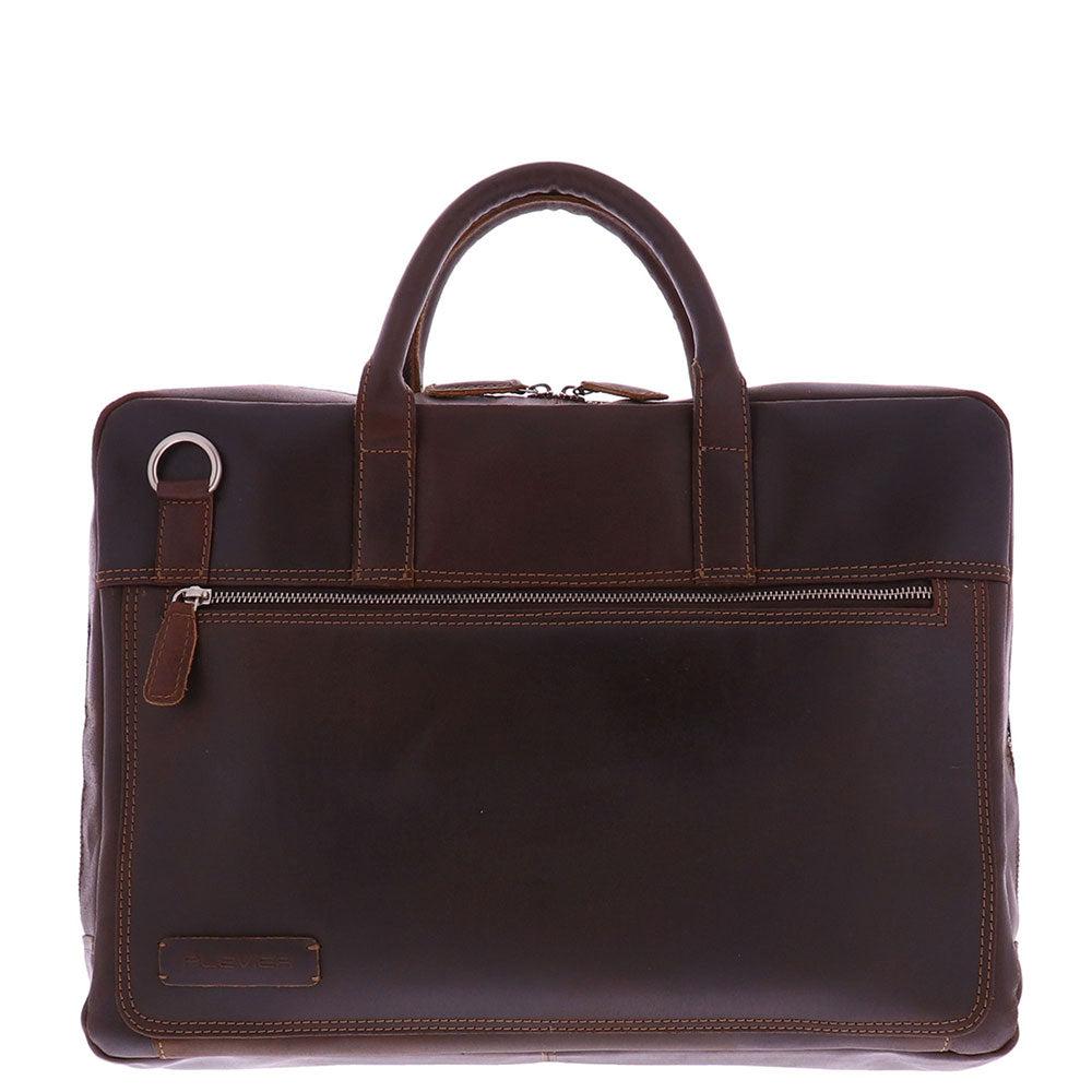 plevier Plevier London laptoptas 16 inch bruin