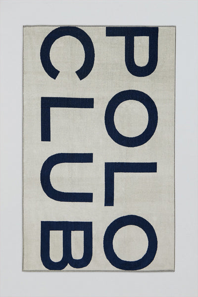 polo club Beige badstoffen handdoek "Antibes" met logo