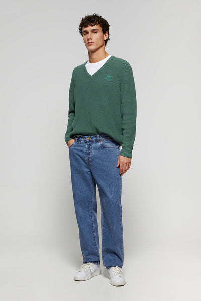 polo club Blauwe jeans met vijf zakken en Polo Club-details