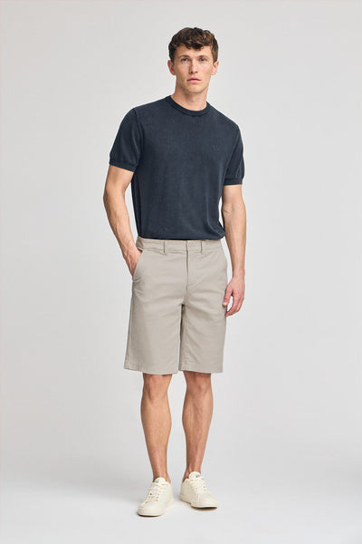 polo club Lichtgrijze bermuda met Polo Club-details relaxed fit