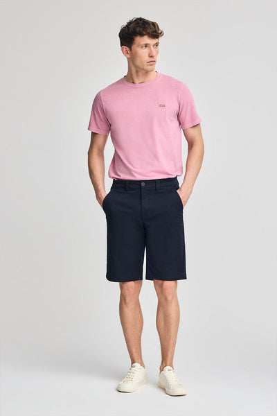 polo club Marineblauwe bermuda met Polo Club-details relaxed fit