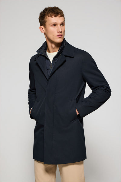 polo club Marineblauwe jas ‘Hunter’ met Polo Club-details