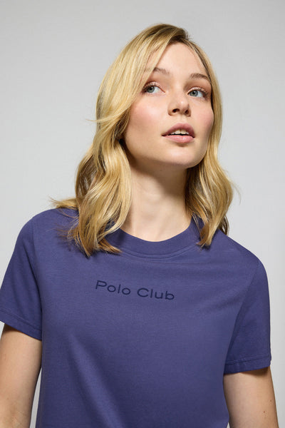 polo club Oceaanblauwe T-shirt 'Tori' met Polo Club Minimal Combo-logo